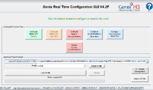 Vehicle current measurement GUI network configuration